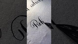 Rohan name in calligraphy #calligraphy#art#popular#viral#love guruj7516 gsbrand #like#india#writing