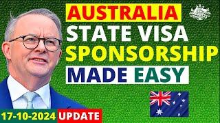 Australia State Sponsorship for Skilled Migration | Australia Visa Update