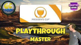 MASTER Playthrough, Hole 1-9 - Presidents Cup! *Golf Clash Guide*