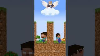 Who is the first to ESCAPE the trap - HEROBRINE OR NOOB?