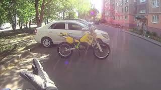 Гоняю по городу на SUZUKI TS 200 R