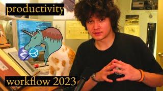 my productivity workflow 2023!