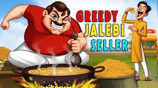 Greedy Jalebi Seller | English Stories | English Animated Stories | Moral Stories | English Cartoon