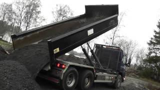 Bjørn driving his volvo FM 12