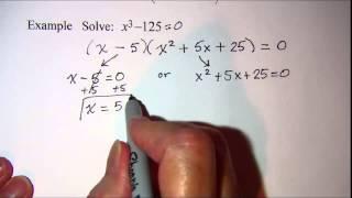 Solving a Cubic Equation