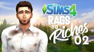 The Sims 4 | Rags to Riches Homeless Challenge - Episode 02 | MAKIN' $