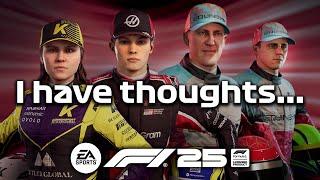 So...the 'F1 25' My Team Career Driver Market list got revealed...