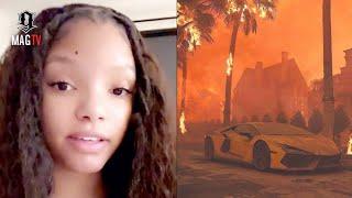 "It's Insane" Halle Bailey Speaks Out On The California Wildfires! 