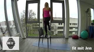 FIT MIT JEN // Teil 2 - Step Up & Knee Lift