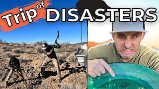 Gold Prospecting Trip of Mistakes - finding gold in California desert