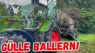 483: Gülle  fahren mit dem 724 Power+ und betonieren 