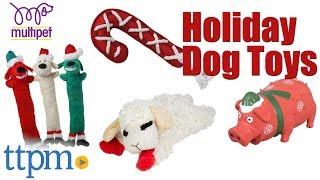 Holiday Dog Toys Christmas Collection from Multipet