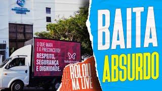 CAMINHÃO DA FATAL MODEL PARA EM FRENTE AO ICL PARA INTIMIDAR MOREIRA E EQUIPE | Galãs Feios