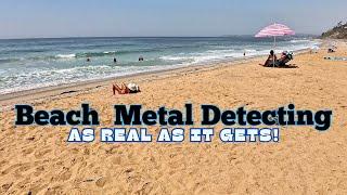 Beach Metal Detecting As Real As It Gets !