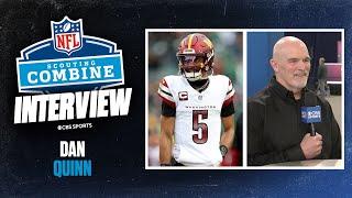 Dan Quinn speaks on Jayden Daniels 'remarkable' rookie season, expectations for the future