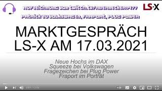 Guten Morgen mit DAX-Interview mit Patrick, Tagesanalyse und "Long oder Short" mit Marcus