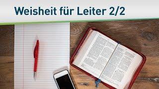 Göttliche Weisheit für Leiter 2/2 – Bayless Conley