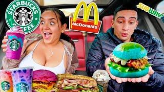 TRYING NEW MENU ITEMS FROM FAST FOOD RESTAURANTS!!  *MUKBANG/REVIEW*