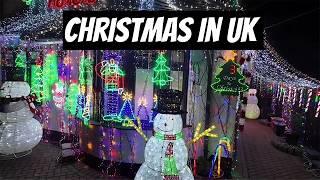 Magical Christmas Lights Display In Benfleet, Essex, England 