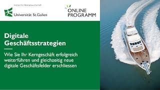 Digitale Geschäftsstrategien - Online Weiterbildung am IfB-HSG