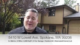 Newly Listed Spokane Home For Sale at 5410 W Lowell Ave, Spokane, WA 99208