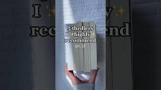 5 Must Read Thriller Books #bookrecommendations #booksuggestions #bookstoread #booktok