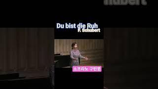Du bist die Ruh - F.Schubert #소프라노구민영 #독일가곡 #슈베르트