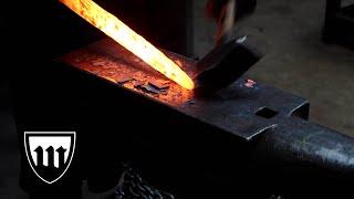 Forging a dragon sword, part 1, forging the blade.