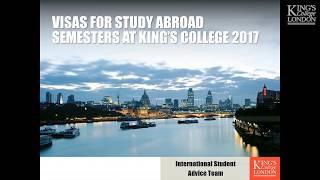 Visas for Study Abroad students (2017)