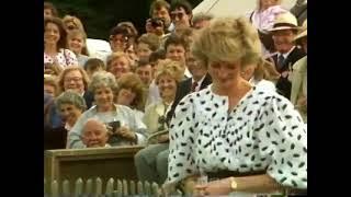 Princess Diana at Cowdray Park Polo Club