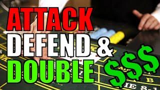 GREATEST Baccarat System EVER! | "Attack, Defend & DOUBLE!" Baccarat Strategy