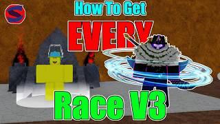 How To Get EVERY Race V3 In Blox Fruits! 2024