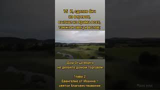 «Дом Отца Моего не делайте домом торговли».Глава 2: Евангелие от Иоанна – святое благовествование.