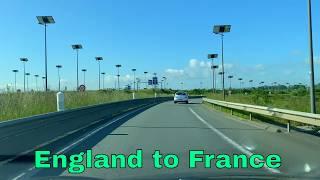 Driving Through England to France [4K]