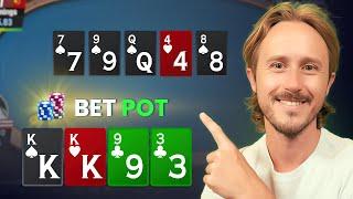 How to DESTROY Low Stakes PLO #poker