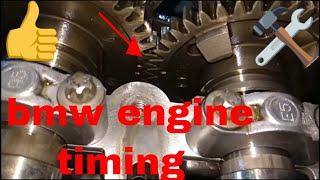 how to engine timing BMW X1,X3, 320d, 325d, 520d, 525d, & ALL BMW 4 CYLINDER ENGINE TIMING