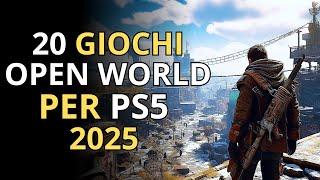 TOP 20 Videogiochi OPEN WORLD Per PS5 in Uscita 2025