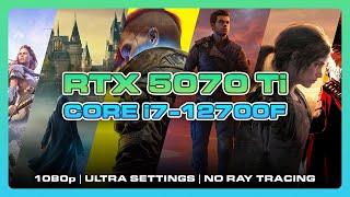 RTX 5070 Ti with i7-12700F | Native 1080p, Ultra settings Benchmark