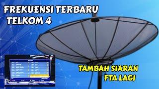 Ada Siaran Fta | Update Frekuensi Baru Transvision Nusantara HD Telkom 4 C Band