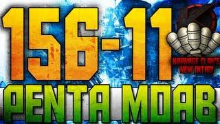 MW3: PENTA MOAB w/ 156 Kills Specialist + KARNAGE Clan's NEW Intro!