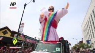 Chicago's Gay Pride Parade was particularly festive, following the US Supreme Court decision that le