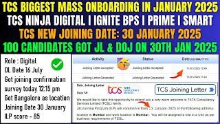 TCS NEW CHANGE JOINING CRITERIA, FIRST SENDING JOINING CONFIRMATION SURVEY THEN JOINING LETTER MAIL