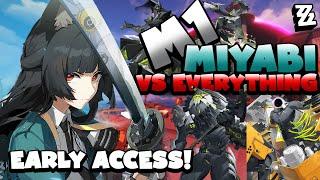 M1 Miyabi Vs Everything Early Access Showcase | Zenless Zone Zero | Absolute OP Insanity Hako Part 2