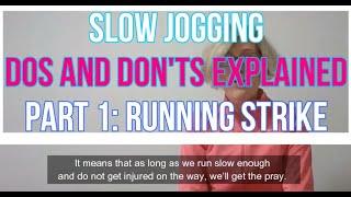 Slow Jogging Dos & Don'ts Explained. Part 1: Running Strike and Drills to Improve Your Technique!