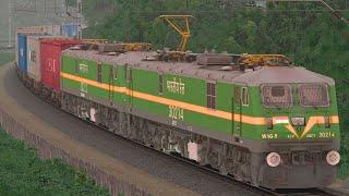 WAG9 FREIGHT TRAIN DUTY | RAILWORKS | TRAIN SIMULATOR | BUMPY RAILROAD | NTG GAMING