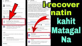 Paano ma Recover ang Deleted Messages sa Messenger Kahit Matagal na