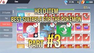 HELD ITEM Guide that are Suitable Part 3 || Pokemon World