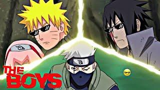 NARUTO VS SASUKE  Kakashi Obito thug life moment || Naruto shippuden funny moments