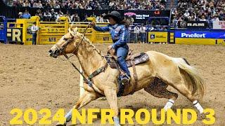 2024 NFR Barrel Racing - Round 3