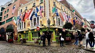 Dublin Capital of Pub's Walking tour in 4K | Ireland